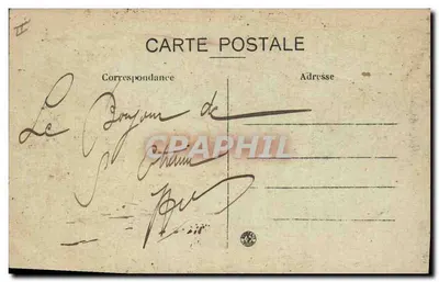 St-ÉTIENNE — A Prefeitura — Ed. Johannès Merlat, St-Étiennne — Verso