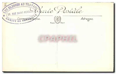 As Ruínas de Albert (Somme) — Guerra 1914-1916 — Vied Paria n° 725 — Verso