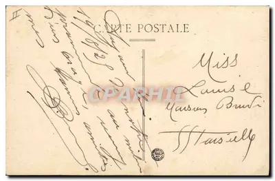 Les Échelles (Savoie) — Wejście do Dolnej Jaskini — Kanał zbudowany pod rządzeniem Jeanne-Baptiste de Savoie — wydawca Hamet, nr G.E.B. 76 — Rewers