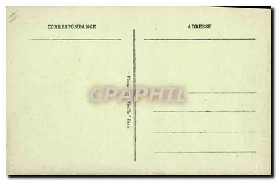 Paris - Grade de Honra do Palácio de Justiça — Photo-Phabille, n°198 — Verso