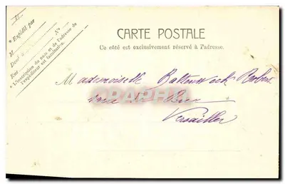 Paris - Palácio de Justiça — Henriette, n° 5056 — Verso