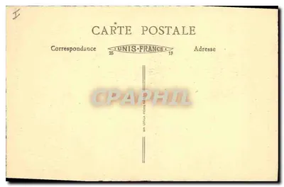 Paray-le-Monial (S.-et-L.) — Stara świątynia św. Nikodema, Pałac Sądownictwa — Wyd. Vve Drago et Cie — Cl. B.F. — Rewers