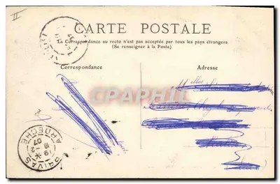 Prévias - Il Palazzo di Giustizia e la Fontana — C. Artige figlio, editore, Aubenas (Ardèche) — n°87 — Verso