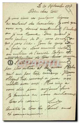 La Panne (Belgio) — Vista generale scattata dalla casa del Re — Visé, Parigi, n°470 — Verso