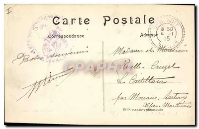 Pont de Lagny — Guerra del 1914 — Editore I.L. n°100 — Verso