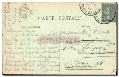 Ruinas del Hotel de Ville y entrada de la rue Pot d'Étain — Pauchois, editor — Reverso