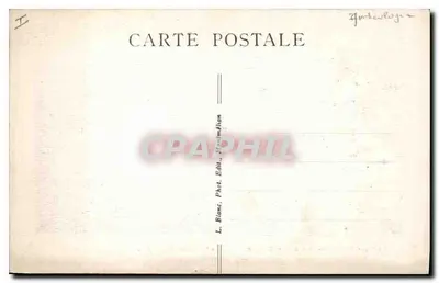Vestígios de grande interesse arqueológico — Banhos Romanos (Sous-sols da Maison Lamartine, Rue du Bain-Henri-IV) — Savoie Tourisme — 1060. Aix-les-Bains — Verso