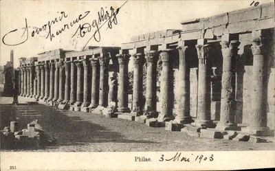 Filae — Templo de Filae — Carta postal n°251