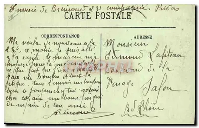 Prévias (Ardèche) — O Palácio de Justiça — LL. — n°22 — Verso