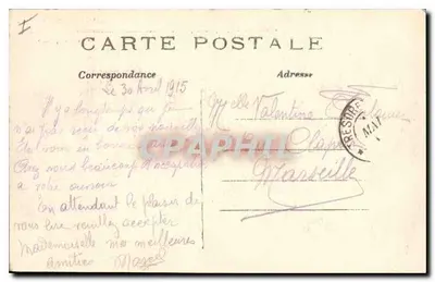 Heiltz-le-Maurupt — Zniszczona świątynia z powodu niemieckich bomb zapalnych — Phot-Express n°294 — Rewers