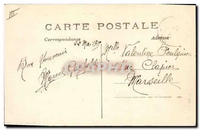알베르트 — 1914년 전쟁 후 로셰트 자전거 공장의 유적지 — J.C. 파리, 번호 87 — 뒷면