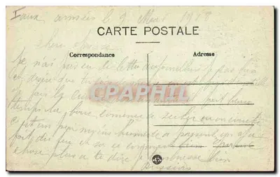 Œuilly (Aisne) — La Chiesa — L.C.H., Visé Paris — Verso