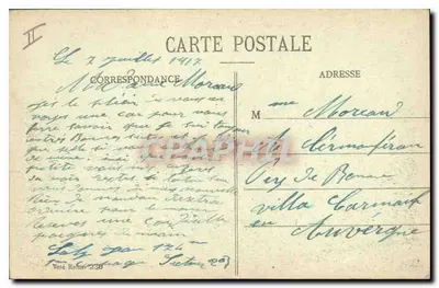 Reims nos anos de bombardeios 1914-15-16 — Rue de Beine (Faubourg Cérès) — Coleção G. Dubois, Reims — Verso