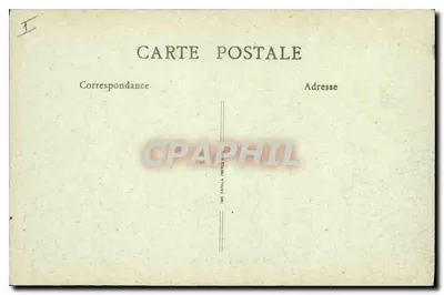 Roye (Somme) - Ruínas da Igreja de São Pedro, antiga Catedral de Santerre — Monumento Histórico dos séculos XIII e XVI, destruída em 1917 — Verso