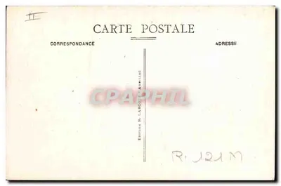 Em Auvergne - 57 - Ao pé da antiga Cruz Galo-Romana — Édition B. Laborie - Aurillac — Verso