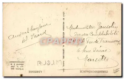 El Velay pintoresco — Antigua y rica peinado — LL — Reverso