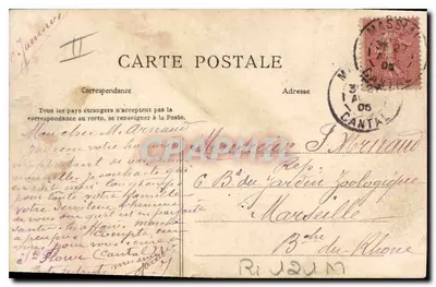 Bourrée z Auvergne — Tradycyjna taniec — Wydawca: J. B. Siffert, nr 382 — Rewers