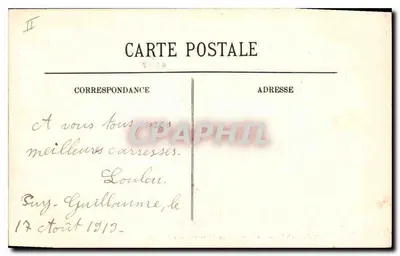 Auvergne — Prośba o rękę — A. Robiquet — LL. — Rewers