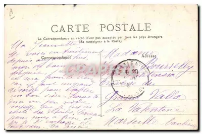 Bourrée de Auvergne — dança tradicional — M.T. Vis-à-Vis n°302 — Verso