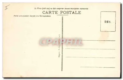Dziewczyna w stroju tradycyjnym — Auréole d'Amour przychodzi z Auvergne — wydawca nieznany, nr 53 — Rewers