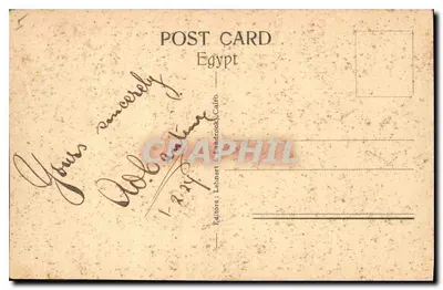 Cairo - Evenlide — Editor Lehner & Handrook, n° 1060 — Verso