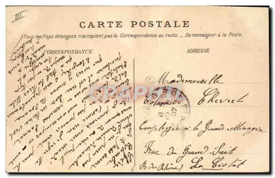 Toulon — Podprefektura — Wyd. Chanteperdrix n°37 — Rewers