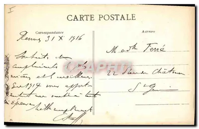 Rennes (I.-et-V.) - Le Thabor - La Grotte — J. Sorel, wydawca, Rennes — Rewers