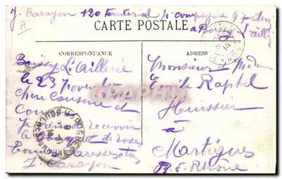 Pontoise — O Palácio de Justiça — LL. n°12 — Verso