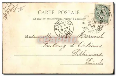 PARIS - Palácio da Justiça - Praça Dauphine — Georges Poncabeuf — Verso
