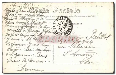 Rennes — Sąd, dawniej Sejm Bretanii — E. Mary-Roussellière, wyd. Rennes — Rewers