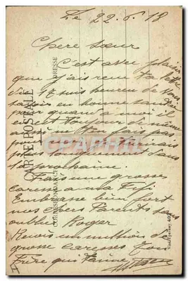 Reims nos anos de bombardeios 1914-18 — Boulevard Gerbert — Verso