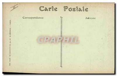 Soissons — Una strada nel quartiere Saint-Vaast — B. Nougarde, Soissons — Verso