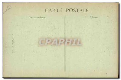 As Fiestas da Vitória em Paris — 14 de Julho de 1919 — Desfile — Tropas Francesas — Editor: JAP Lé DUCLEY, Paris — Verso