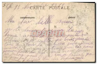 Ruínas de St-Etienne no Templo (Marne) — Grande Guerra 1914-15 — Imp. Baudinière, Nanterre, n° 858 — Verso