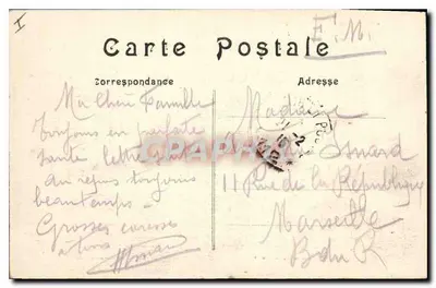 Batalha da Marne (6 ao 12 de setembro de 1914) — Farenmont — fot. coll. St-Bizier — Verso