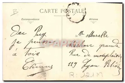Contadini d'Auvergne che si recano al mercato — L'Étronnelle - Parigi, n°34 — Verso