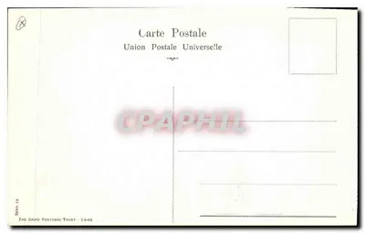 Phylae ou inundaçāo — ruínas parcialmente submersas — The Cairo Postcard Trust, série 23 — Verso