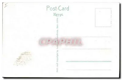 Cairo — As Pirâmides — n° de série 2044 — Verso