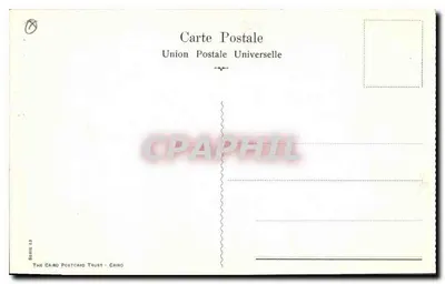 Inskrypcja w Dendarze — Dendara — The Cairo Postcard Trust - Kair — Rewers