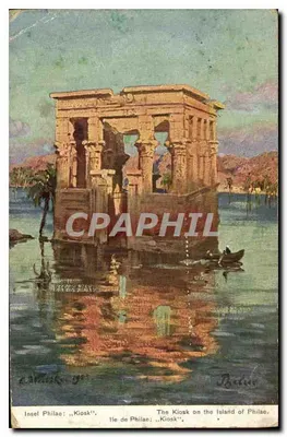 Kiosque na ilha de Filae — Egito — Editor B. B. n° 46