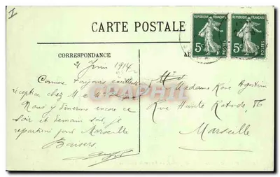 Rouen — O Palácio de Justiça — Vista do conjunto da Rue aux Juifs — LL. — n° 474 — Verso