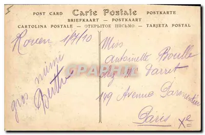 Rouen — El Palacio de Justicia — ND Pbot. — Reverso