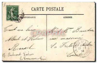 Rennes — O Palácio de Justiça — LL — Verso
