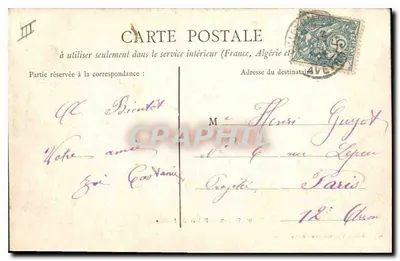Rodez — Pałac Sądowy — Grand Bazar & A la Ménagère Rodez — Rewers