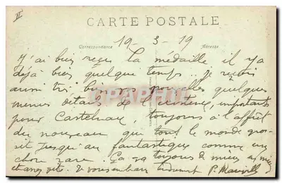 Rennes (Ille-et-Vilaine) — Interior do Palácio de Justiça — A Câmara Criminal — Verso
