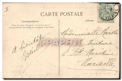 Rennes — Pałac Sprawiedliwości, dawnego Sejmu Bretanii — G. F. nr 1023 — Rewers