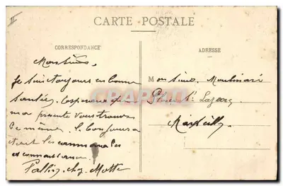 Senlis — Zniszczone domy — Wojna 1914 — Wydawca: G. Boulanger — Rewers