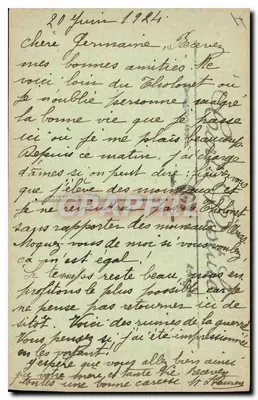 Arras — As ruínas da Grande Guerra — Catedral (lado noroeste) — Visad Paris n° 517 — Verso