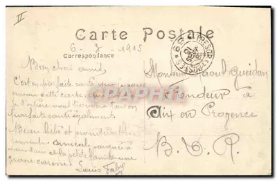 Batalla de la Marna — Villiers-au-Vent — Gran Rue — A. Henler & Cie, Saint-Ézé — Reverso