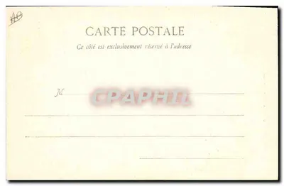 Kobieta z Auvergne — w trakcie tkania — Lih. Rouge-Bohl, St. rue de l'Écu, Grenoble-Permané — Rewers